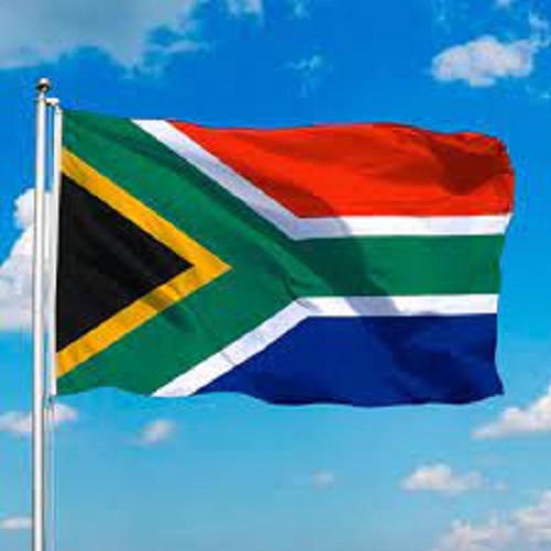 The national flag of South Africa