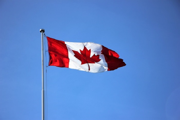 The national flag of Canada